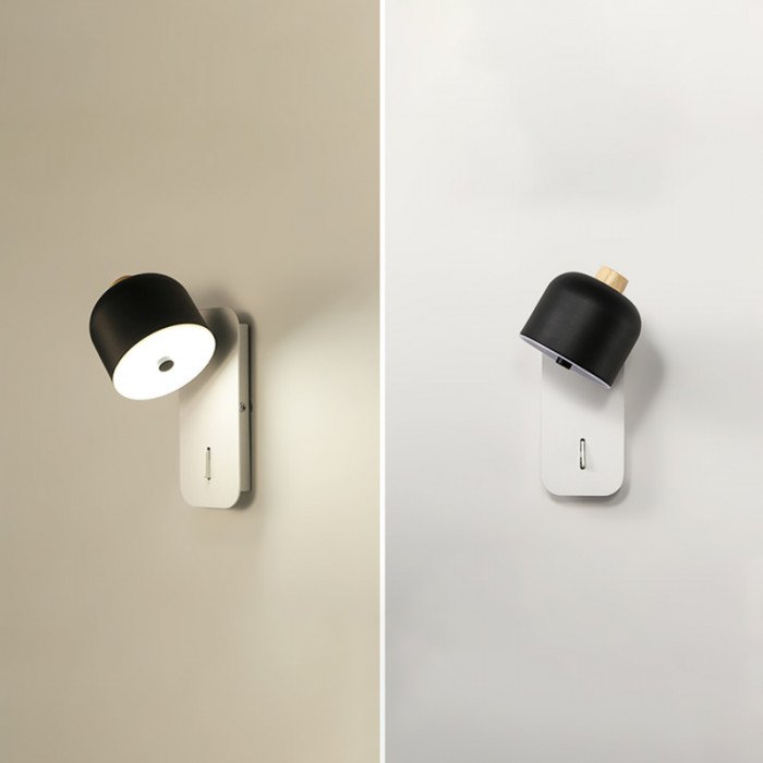 Aplică de perete STILLE neagră - design