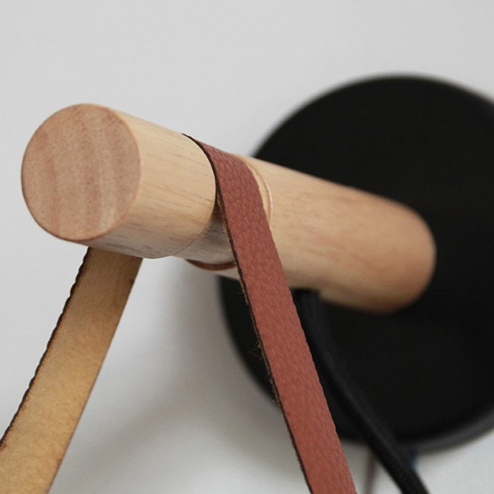 Aplică de perete NATURA C WALL neagră - lampă de perete de design