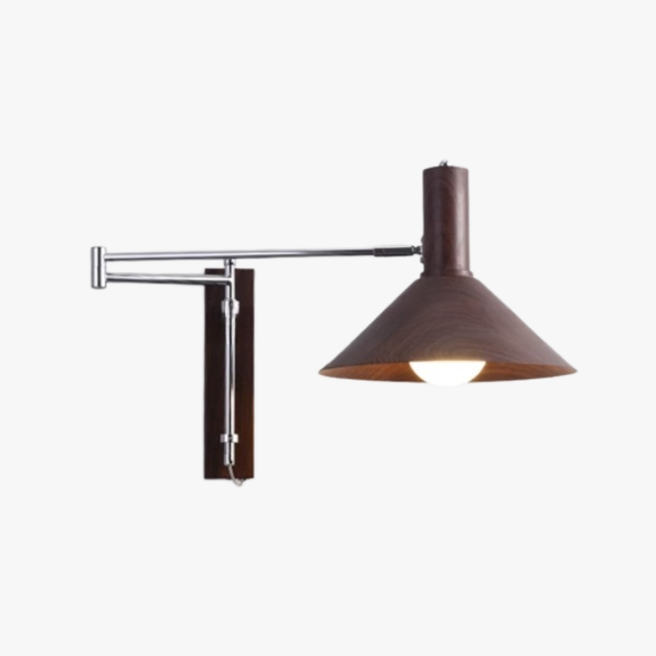 Lampă de perete Ocean Branch în nuc