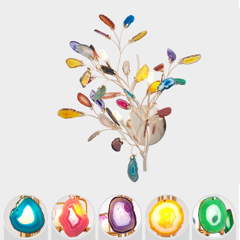 Aplică de perete din agat