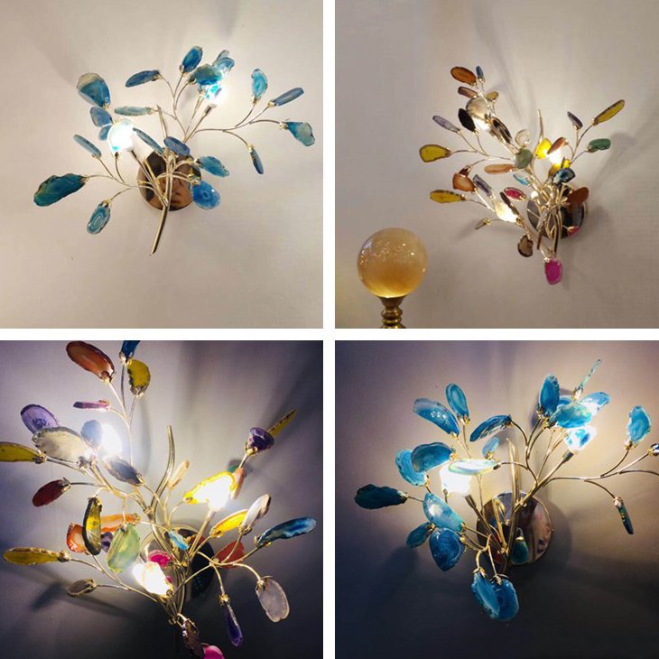 Aplică de perete din agat