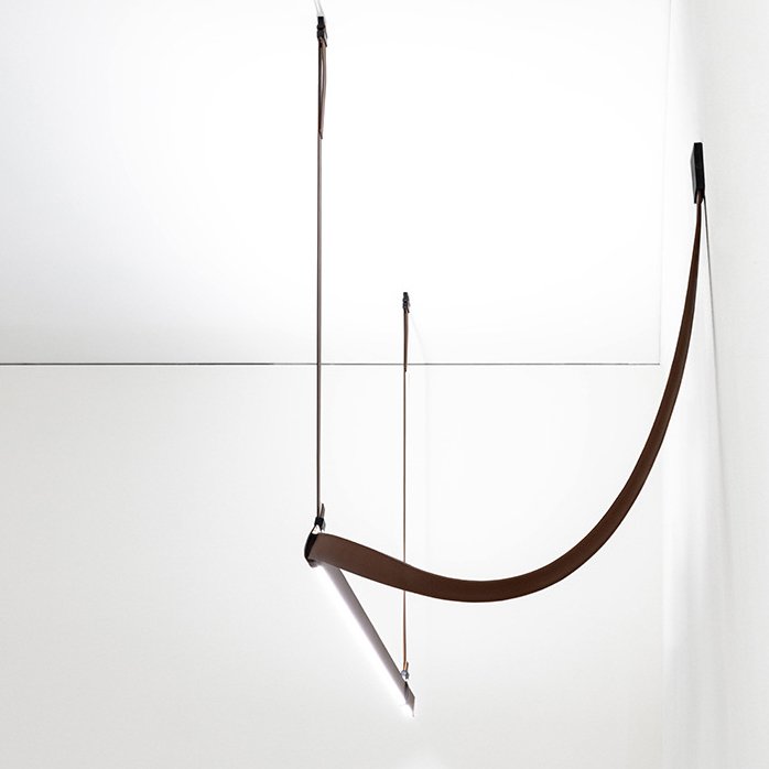 Lampă liniară BELT 200cm maro