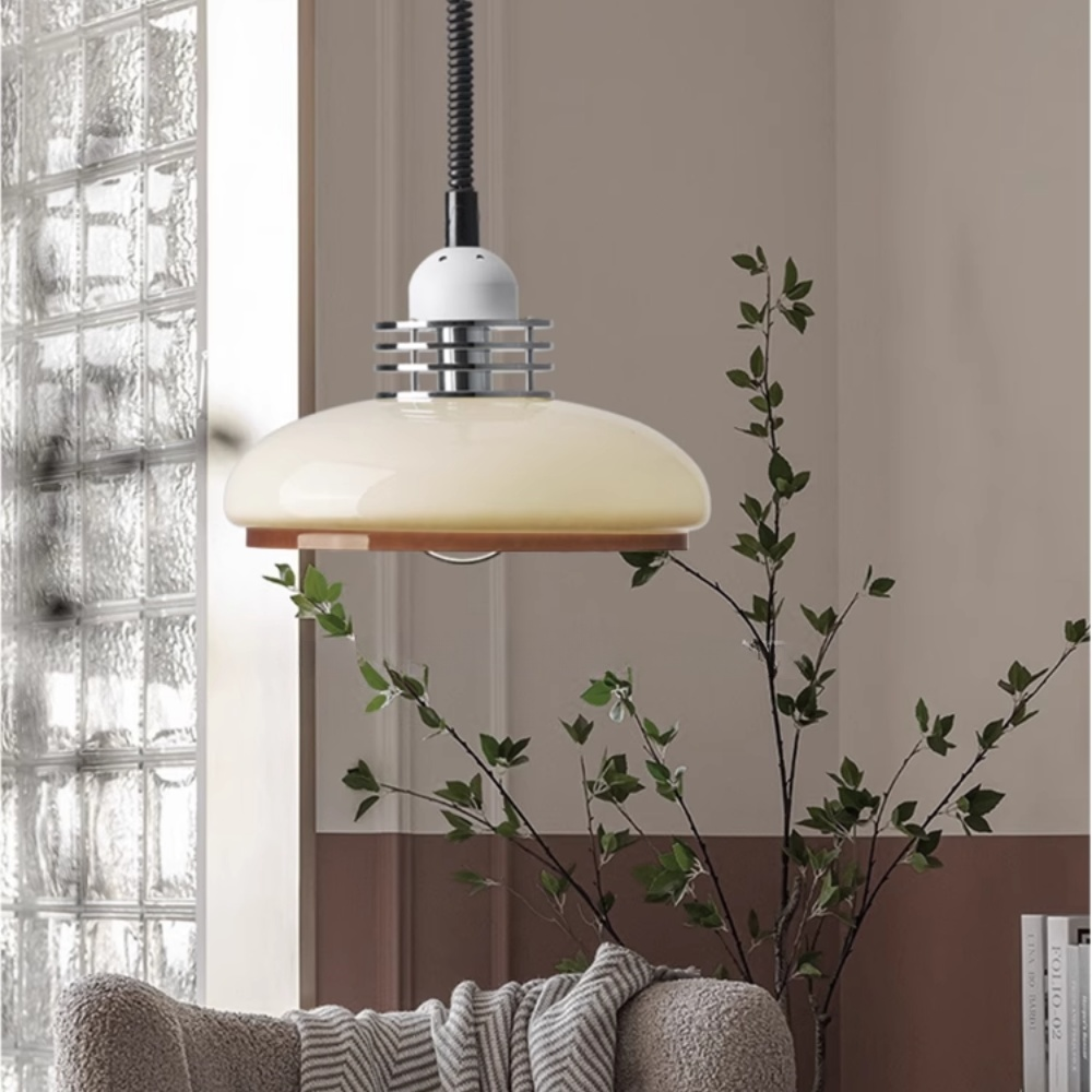 Lampă suspendată Luxe Arc Tip B Culoare Galben cremos