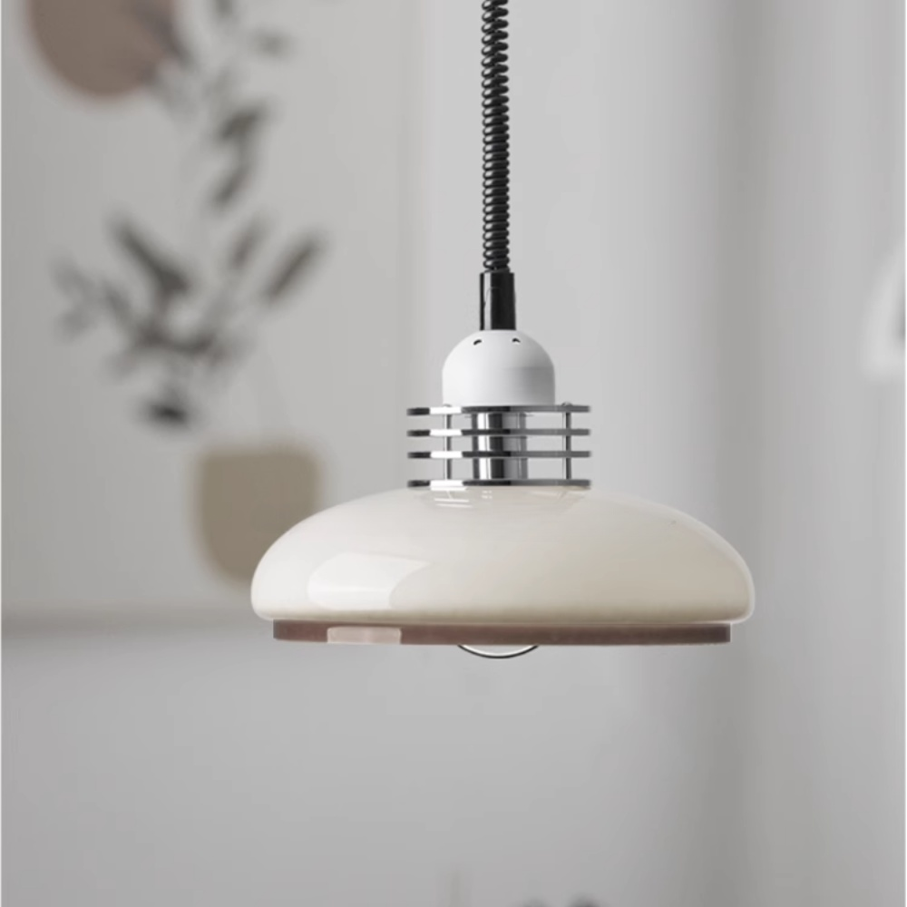 Lampă suspendată Luxe Arc Tip B Culoare Galben cremos