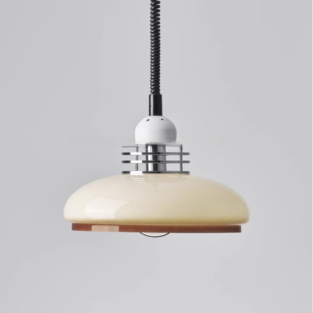 Lampă suspendată Luxe Arc Tip B Culoare Galben cremos