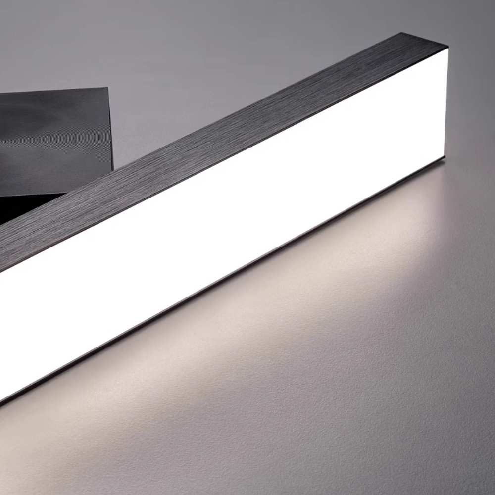 Corp de iluminat pentru șină, în rând NORMA Tip B. Mărimea S. Lumină tricoloră