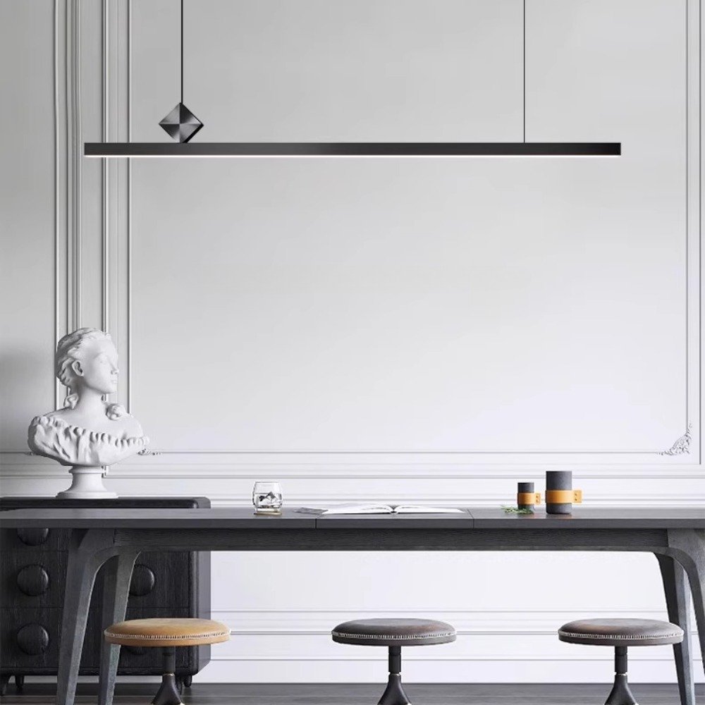 Corp de iluminat pentru șină, în rând NORMA Tip B. Mărimea S. Lumină tricoloră