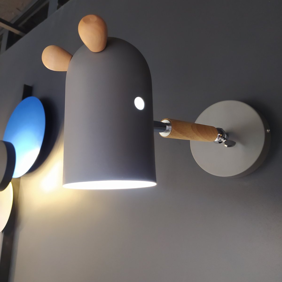 Aplică de perete verde ANIMAL pentru camera copiilor - Aplica