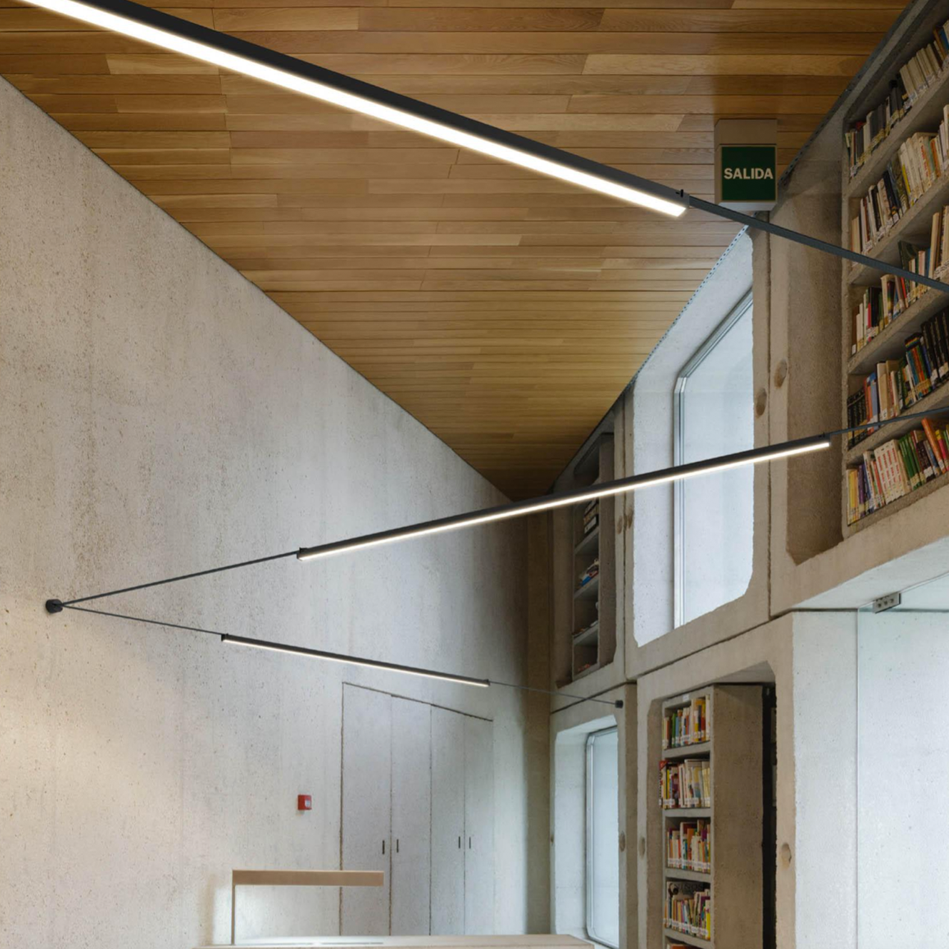 Lampă suspendată cu lumină Belt Light cu LED polarizat pentru sufragerie