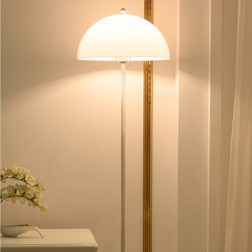 Lampă de podea Quantum Drop în portocaliu