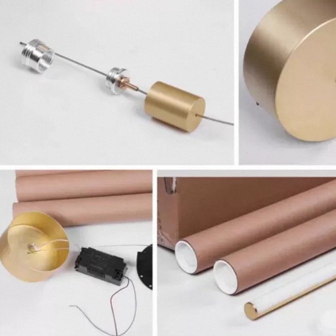 Lampă suspendată LED COORDONATE cu 8 lămpi 80*80cm