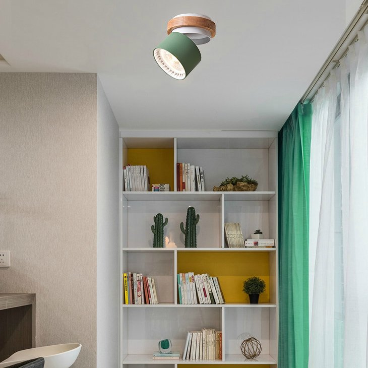 Lampă de tavan LED WOOD OPEN