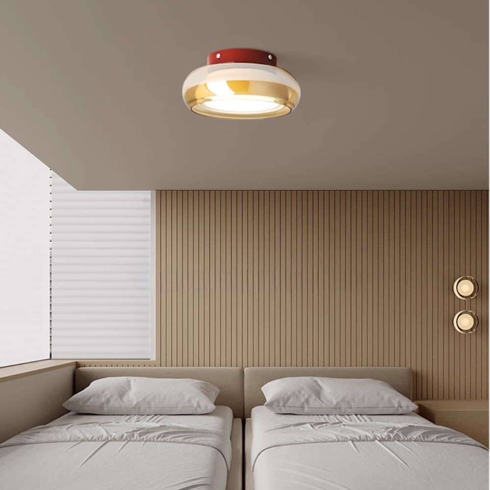 Lampă Pure Halo D50, culoare coniac