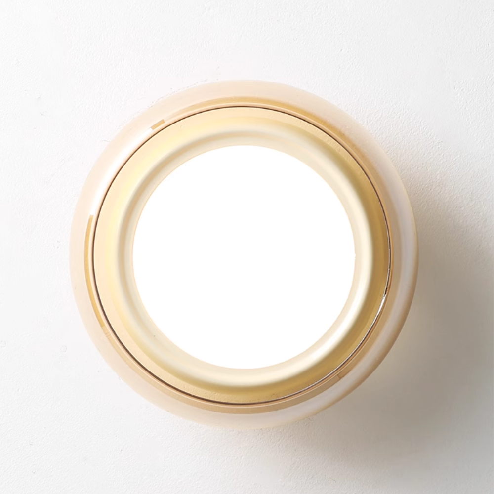 Lampă Pure Halo D50, culoare coniac