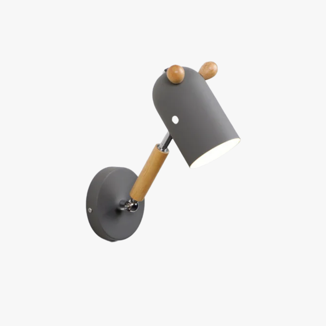 Aplică de perete ANIMAL gri pentru camera copiilor - lampă de perete