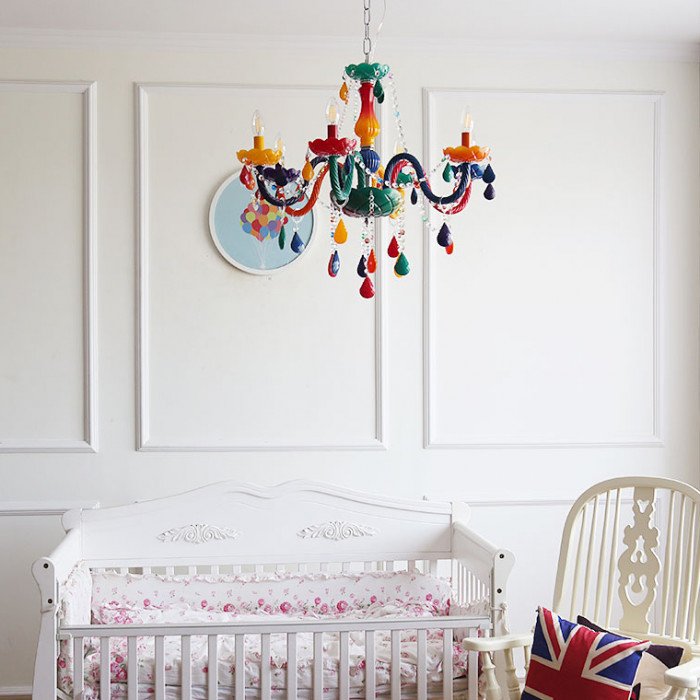 Candelabru Rainbow 4 pentru camera copiilor