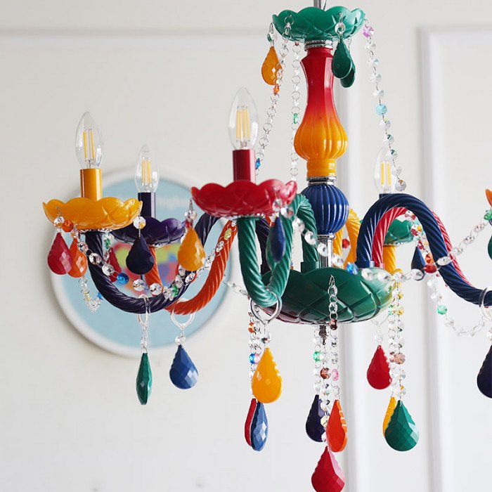 Candelabru Rainbow 4 pentru camera copiilor