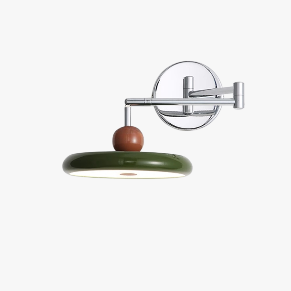 Aplica de aplicare Rapture din bronz tip A, culoare crom + verde